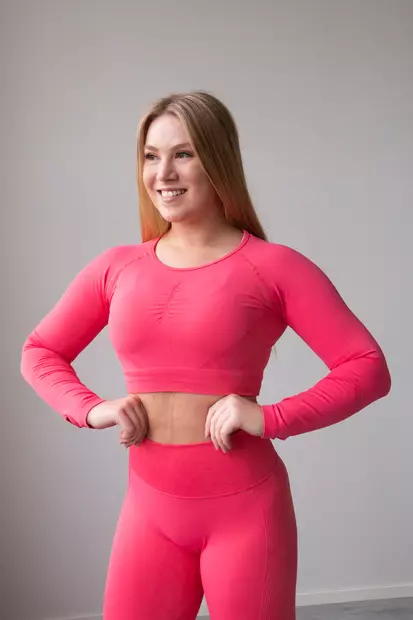 Intensed Cropped long sleeve - Naisten yläosat - 10008 - 1