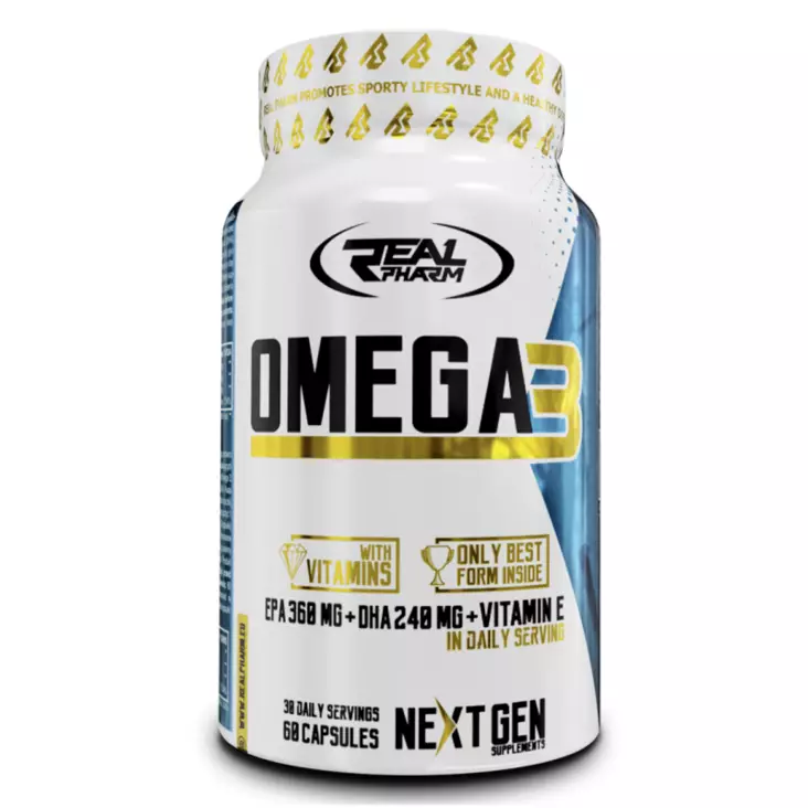 Real Pharm Omega-3 1000mg - Omega-3 fettsyror - 10858 - 1