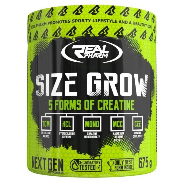 Real Pharm Size Grow Creatine - Kreatinblandningar - 10498 - 1