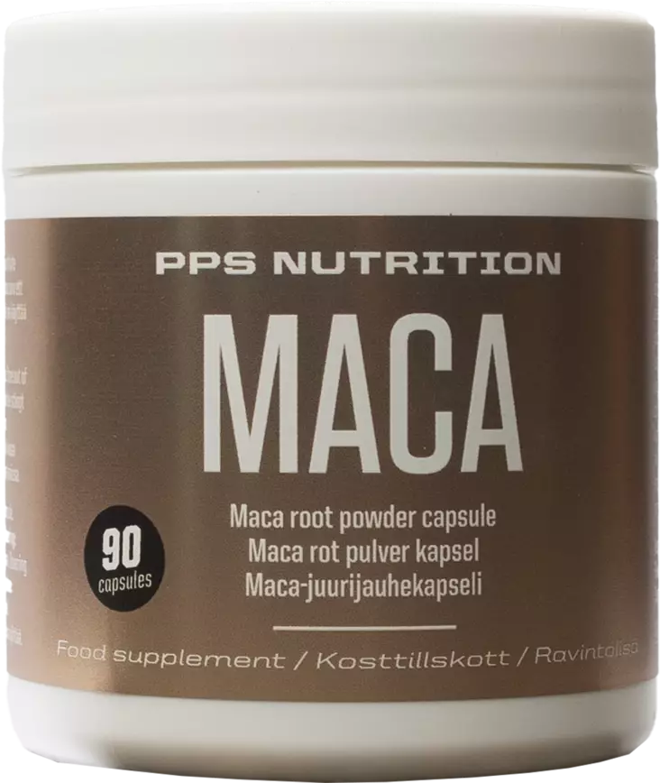 PPS Nutrition Maca 500mg - Styrka och uthållighet - 09728 - 1