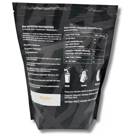 PPS Nutrition Maltodextrine Hiilihydraattijauhe 1 kg -  - 900461-61-00619 - 2