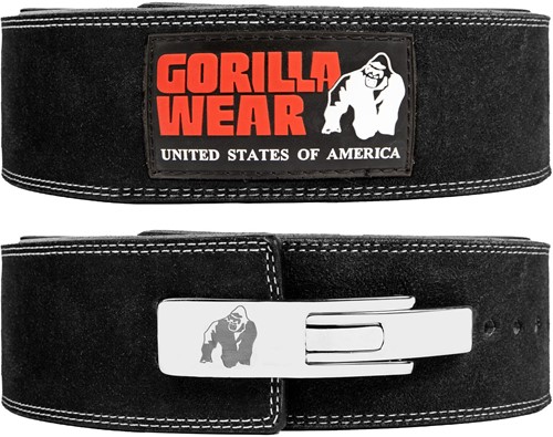 Gorilla Wear 4 Inch Leather Lever Belt - Träningsbälten - 09979 - 1