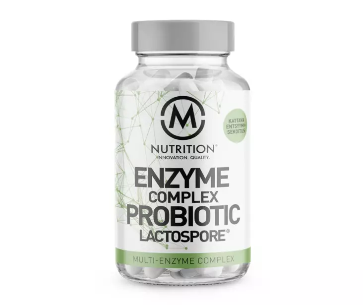 M-Nutrition Enzyme Complex & Probiotic LactoSpore - Gut and Digestive Health - 10159 - 1