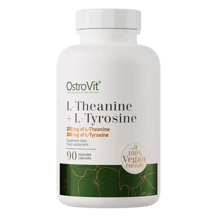 OstroVit Theanine + Tyrosine 90 caps - Other Amino Acids - 08959 - 1