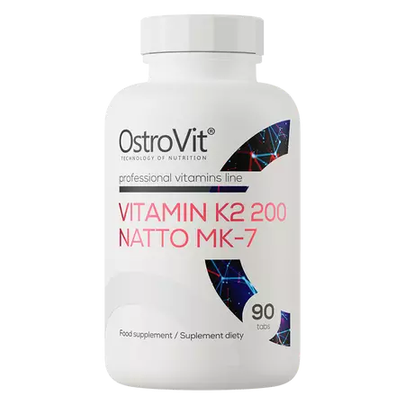 OstroVit Vitamin K2 200 Natto MK-7 90 tabs - Övriga vitamintillskott - 08869 - 1