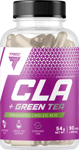 TREC NutritionCLA & Green Tea 90 caps - CLA and Green Tea - 02559 - 1