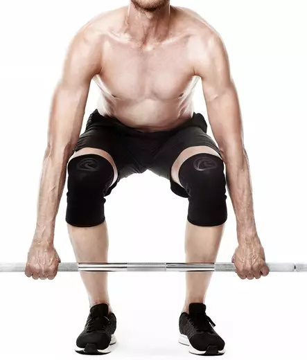 Rehband RX KNEE SLEEVE 7mm Carbon Black polvituki - Polvituet ja siteet - 08986XS - 1