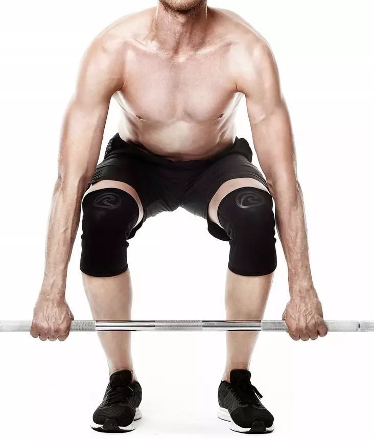 Rehband RX KNEE SLEEVE 7mm Carbon Black polvituki - Polvituet ja siteet - 08986XS - 1